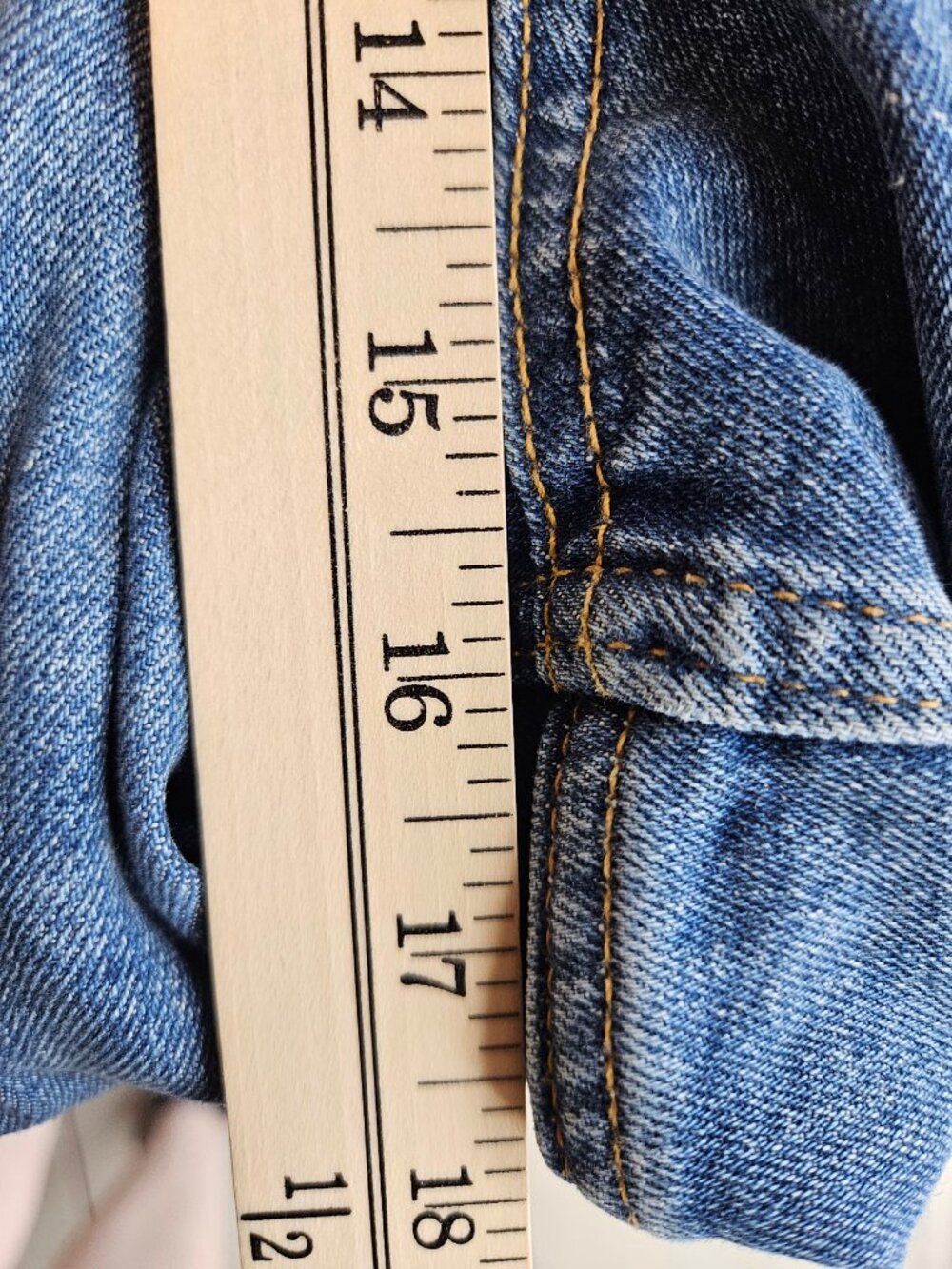 Anthro Pilcro The Skipper Crop Wide Leg Jeans Medium Wash Women's 26 High Rise - Picture 14 of 15